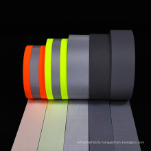 Hi vis reflective polyester safety fabric for clothing